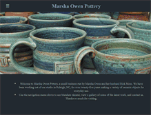 Tablet Screenshot of marshaowenpottery.com